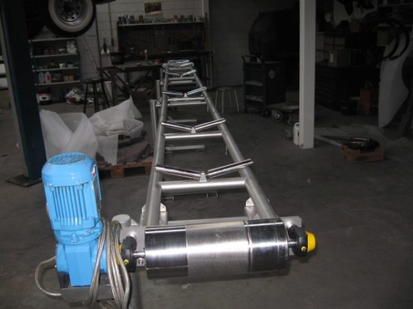 conveyor 22 mtr long for long distance transport of ice/or other product