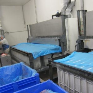 vertical plate freezers with plant