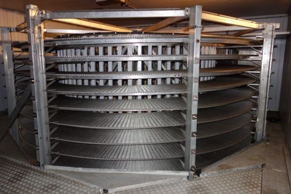 Spiral freezer 1500 till 2000 kg hour