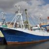 twin rig trawler fishing vessel
