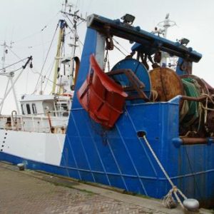 twin rig trawler fishing vessel